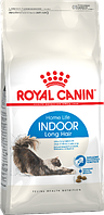 "Royal Canin" Indoor Long Hair сухой корм для взрослых длинношерстных кошек,живущих в помещении 400г