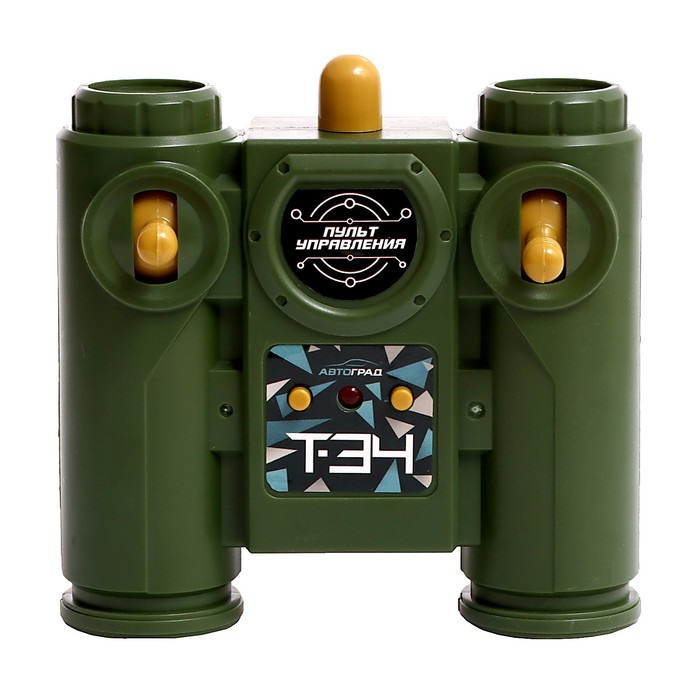 Танк радиоуправляемый Т34, работает от аккумулятора, свет и звук, цвет зелёный - фото 6 - id-p201689941
