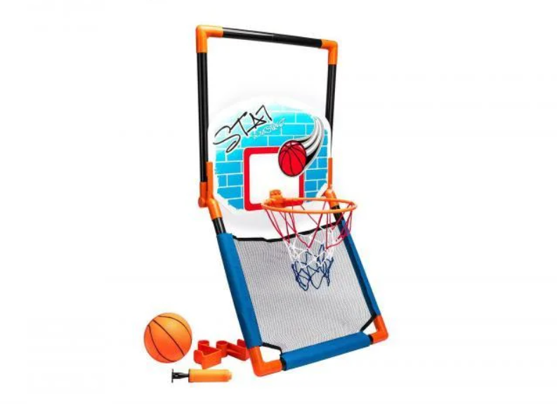 Баскетбольный щит 2 в 1 с креплением на дверь (FLOOR TO DOOR BASKETBALL SET) - фото 3 - id-p201699391