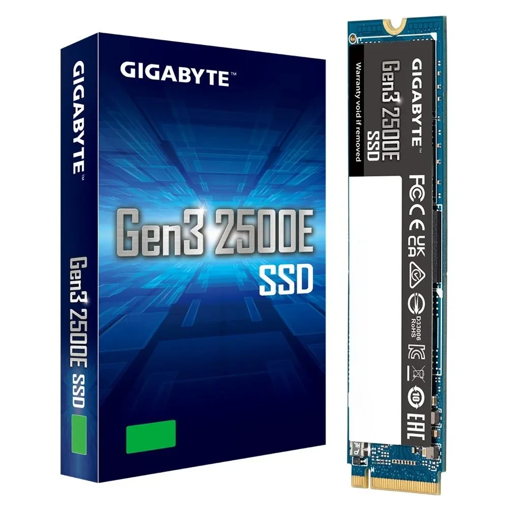 SSD M.2 2280 M PCI Express 3.0 x4 Gigabyte 500GB (G325E500G) 2300/1500 MBps