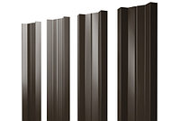 Штакетник М-образный А 0,5 Velur20 RR 32 темно-коричневый