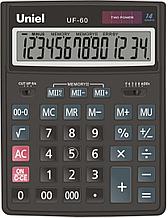 Калькулятор 14-ти разрядный Uniel UF-60 большой дисплей