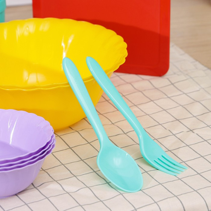 Набор посуды на 4 персоны «Весёлая компания», 36 предметов - фото 4 - id-p201691920