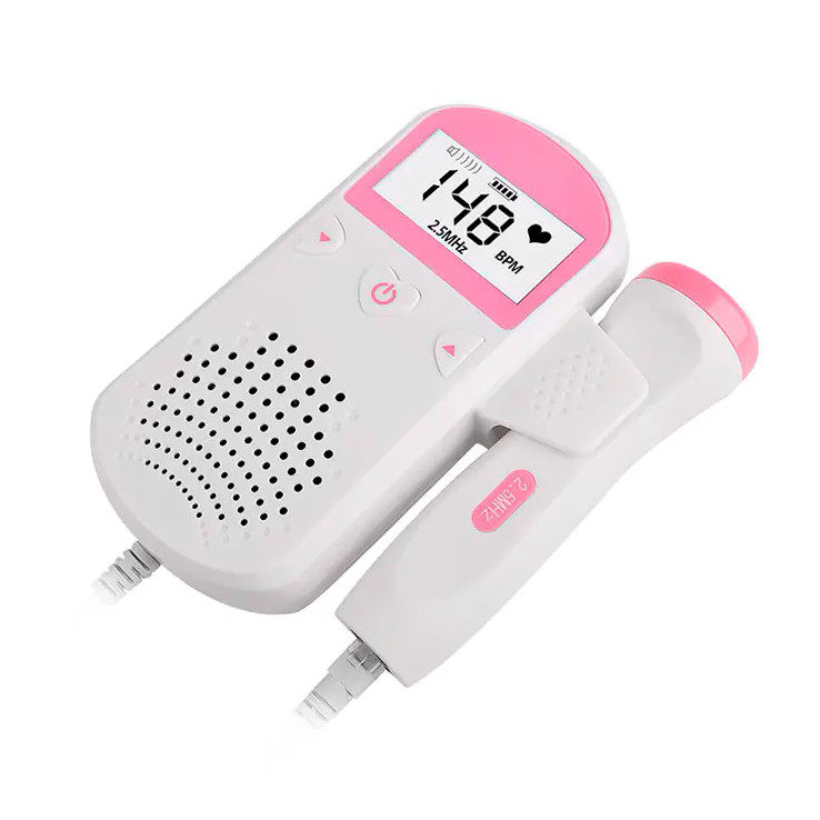 Допплер для беременных фетальный с дисплеем прослушивающий сердцебиение ребенка Ultrasonic Fetal Doppler - фото 2 - id-p201699737
