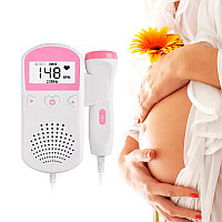 Допплер для беременных фетальный с дисплеем прослушивающий сердцебиение ребенка Ultrasonic Fetal Doppler