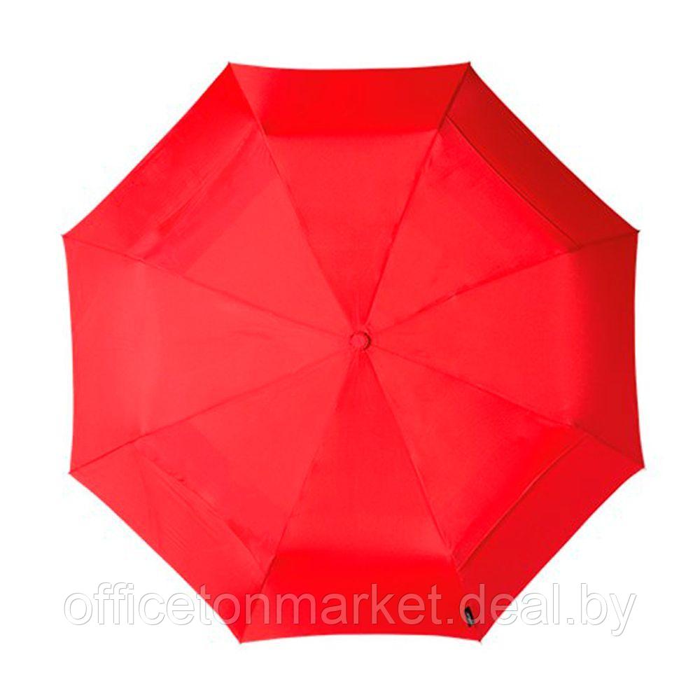 Зонт складной "LGF-99 ECO", 100 см, красный - фото 2 - id-p192083886