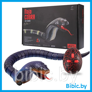 Радиоуправляемая кобра змея игрушка робот, игрушки на радиоуправлении с пультом управления для детей - фото 6 - id-p201719306