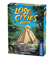 Настольная игра Lost Cities Roll & Write (Затерянные города: Бросай и пиши). Компания Kosmos