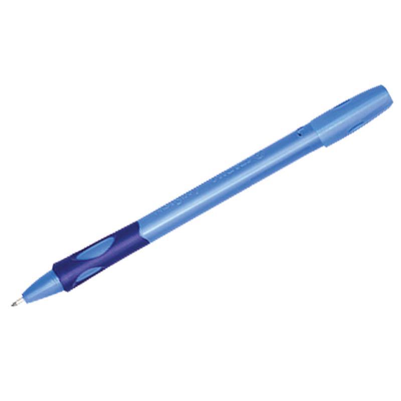 Ручка шариковая Stabilo "LeftRight" для левшей, синяя, 0,8мм, грип, голубой корпус 6318/1-10-41, РФ - фото 2 - id-p148037464