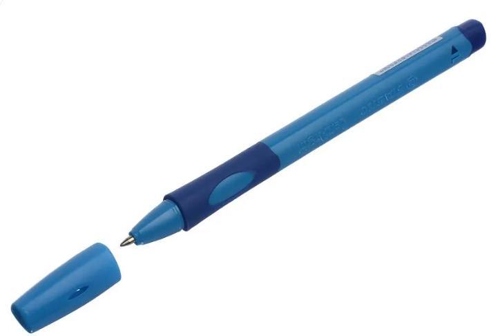 Ручка шариковая Stabilo "LeftRight" для левшей, синяя, 0,8мм, грип, голубой корпус 6318/1-10-41, РФ - фото 1 - id-p148037464