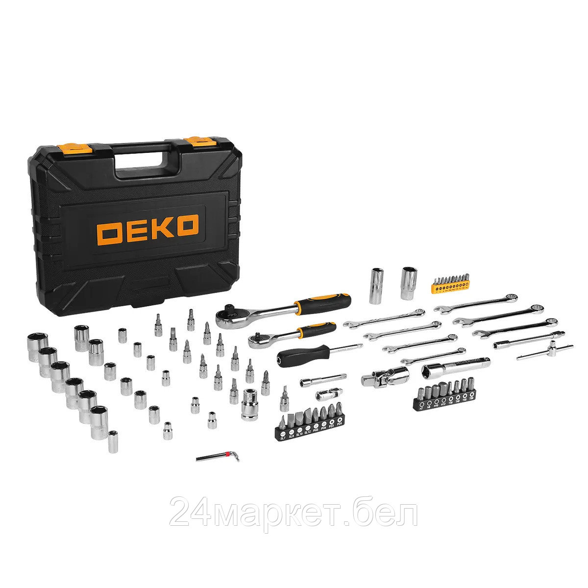 Универсальный набор инструментов Deko DKAT82 (82 предмета) - фото 3 - id-p201713265