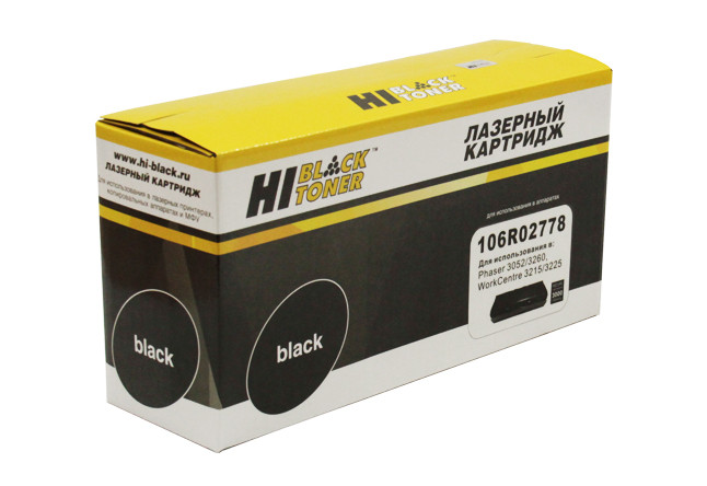 Тонер-картридж Hi-Black для Xerox Phaser 3052/3260/WC 3215/3225, 3K (HB-106R02778) - фото 1 - id-p201737469