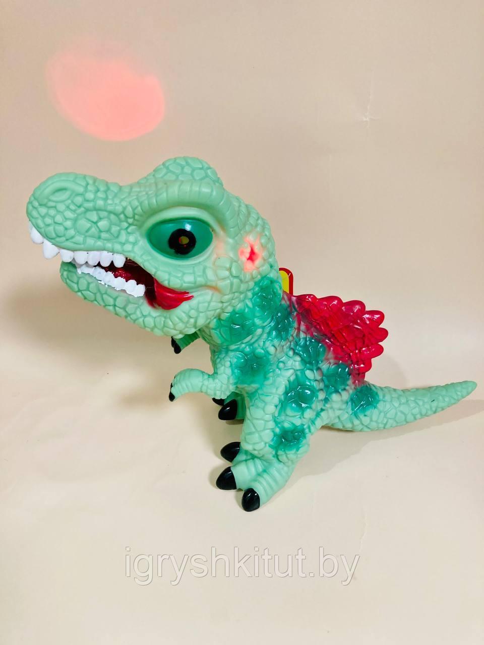 Резиновый Динозавр со звуковым и световым эффектом - фото 1 - id-p201737527