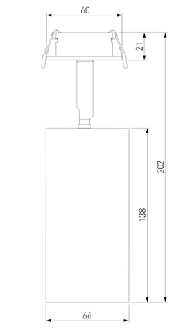 25066/LED 15W 4200K белый Встраиваемый светодиодный светильник Diffe, фото 2