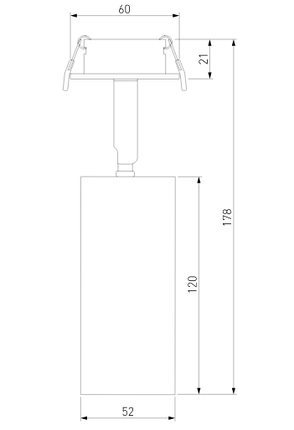 25052/LED 10W 4200K черный Встраиваемый светодиодный светильник Diffe, фото 2