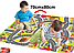 Детский коврик игровой развивающий напольный для малышей, 70*80 см, в комплекте игрушки машинки для детей, фото 2
