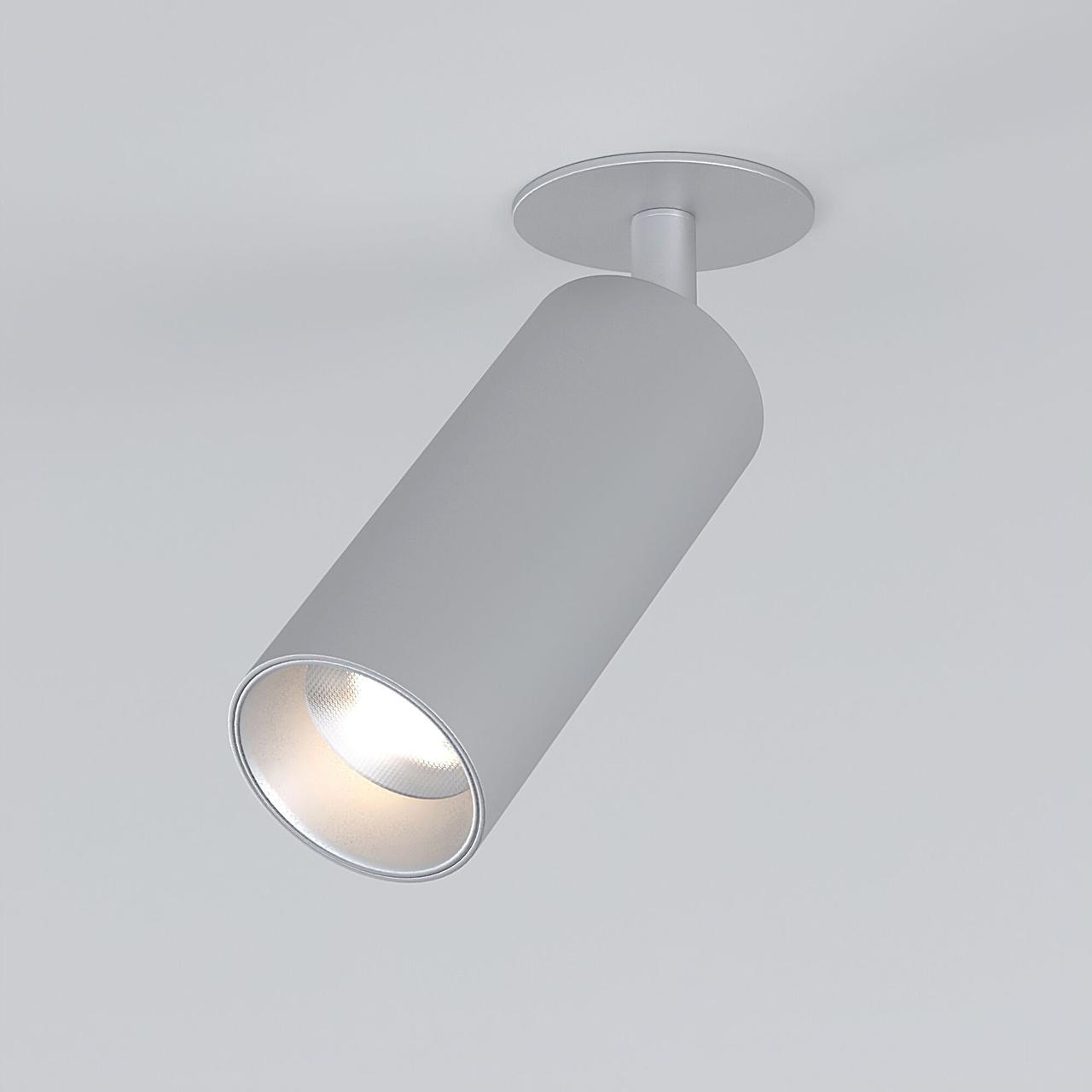 25052/LED 10W 4200K серебро Встраиваемый светодиодный светильник Diffe