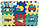 Детский коврик пазл Фигурки Транспорт город, игровые развивающие коврики для детей малышей, фото 2