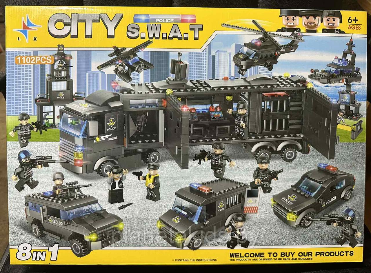 Конструктор LX Полицейский участок (Команда спецназа) 1102 деталей , аналог LEGO (Лего), арт.a323 - фото 2 - id-p201738285