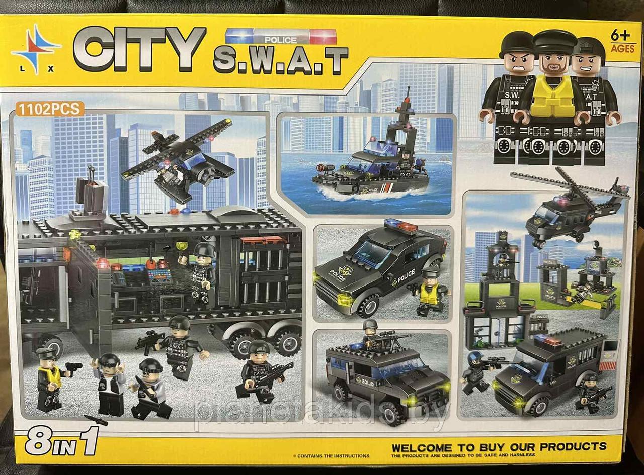 Конструктор LX Полицейский участок (Команда спецназа) 1102 деталей , аналог LEGO (Лего), арт.a323 - фото 3 - id-p201738285