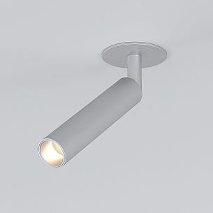 25027/LED 5W 4200K серебро Встраиваемый светодиодный светильник Diffe, фото 2