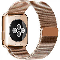 Браслет Rumi Milanese Loop для Apple Watch 42mm, 44mm, 45mm Красное золото