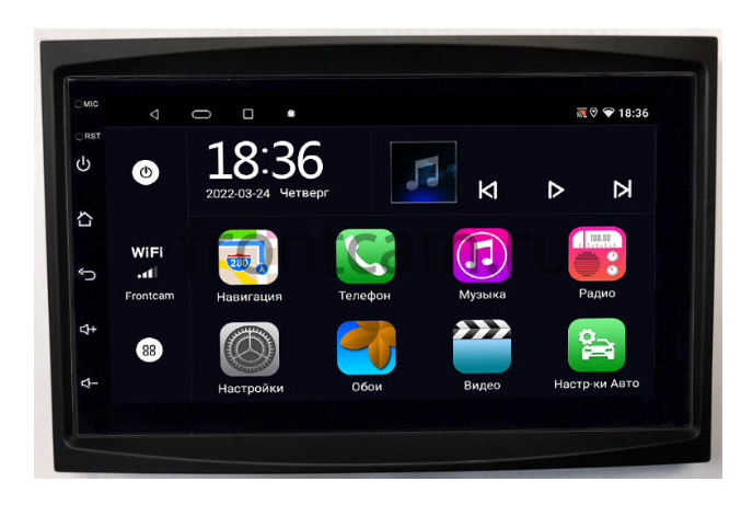 Магнитола в штатное место Peugeot 207 OEM 2/32 на Android 10