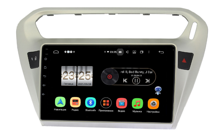 Штатная магнитола Peugeot 301 (2012-2022) OEM PX609-9118 на Android 10 (4/64, DSP, IPS) - фото 1 - id-p201739910