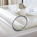 Пленка из ПВХ для подоконника 120x40 см "Тепломакс" Гибкое стекло (толщина 0.7 мм), фото 5