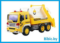 Детский инерционный грузовик WY299S для мальчиков, машина с подъемной люлькой, игрушка для детей, свет, звук