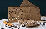 Деревянный конструктор-головоломка (сборка без клея) "Лабиринт Побег из замка" UNIWOOD, фото 9