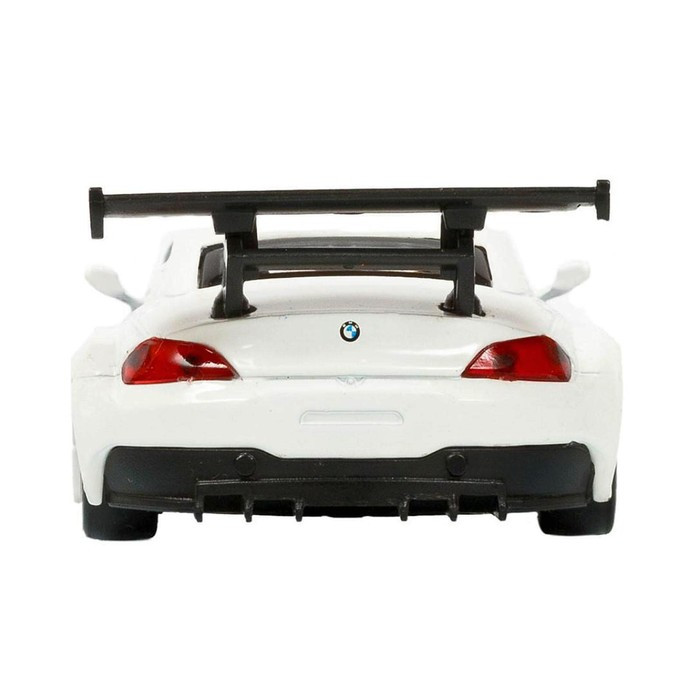 Машина металлическая BMW Z4 GT3 1:38, инерция, открываются двери, цвет белый - фото 5 - id-p201745722
