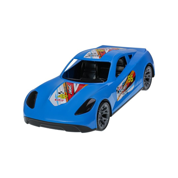 Машинка Turbo V-MAX, 40 см, цвет голубой - фото 1 - id-p201749444