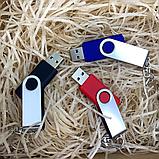 USB  накопитель с брелком (флешка) Twist , 32 Гб. Красная, фото 5