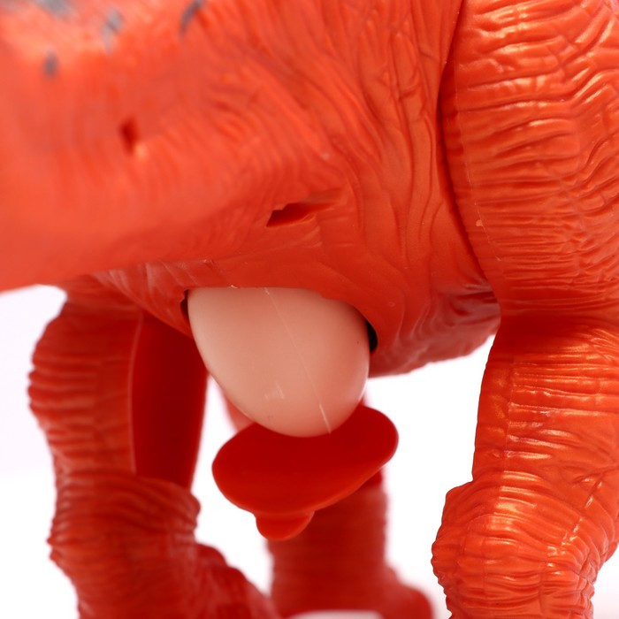 Динозавр «Диплодок», эффект дыма, откладывает яйца, с проектором, цвет оранжевый - фото 5 - id-p201745475