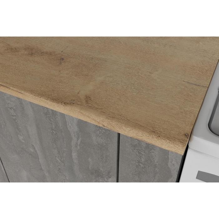 Кухонный гарнитур Адажио стандарт 1600х600 Дуб золотой,бетон темный/Венге - фото 3 - id-p201748358