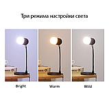 Настольная LED-лампа с функцией беспроводной зарядки и bluethooth колонки  3 в 1 L4 Lamp Speaker with Wireless, фото 3