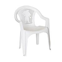 Кресло садовое детское, белый, пластик