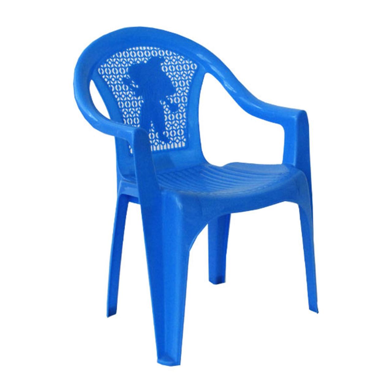 Кресло садовое детское, синий, пластик