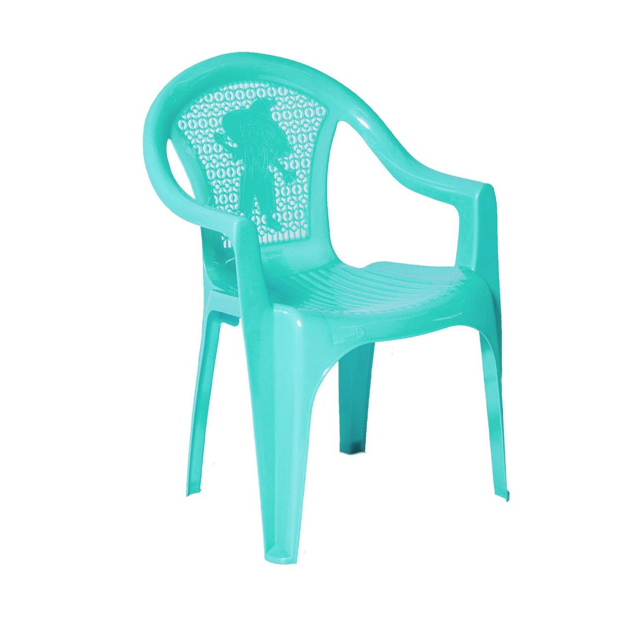 Кресло садовое детское, бирюзовый, пластик - фото 1 - id-p201753560