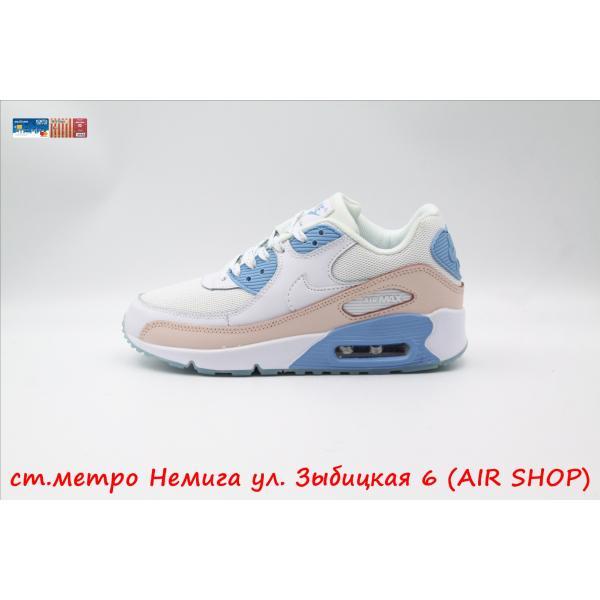 Nike Air Max 90 White Blue Peach