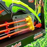 Игровой набор: Светящийся лук и стрелы на присосках Archery Set 881-23A, 6+ Зеленый, фото 3