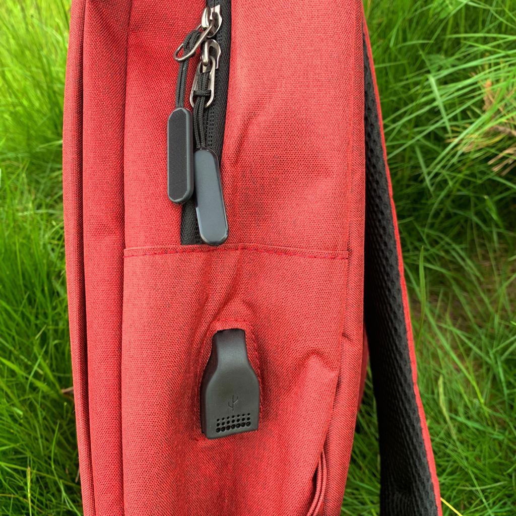 Городской рюкзак Lifestyle с USB и отделением для ноутбука до 17.72" Серый - фото 5 - id-p201742808