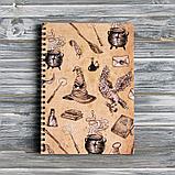 Скетчбук блокнот "Sketchbook" для рисования (А5, плотные листы, крафтовая бумага, спираль, 60 листов), фото 5