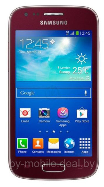 Экран (модуль) Samsung Galaxy Ace 3 (S7272) красный - фото 1 - id-p201752764