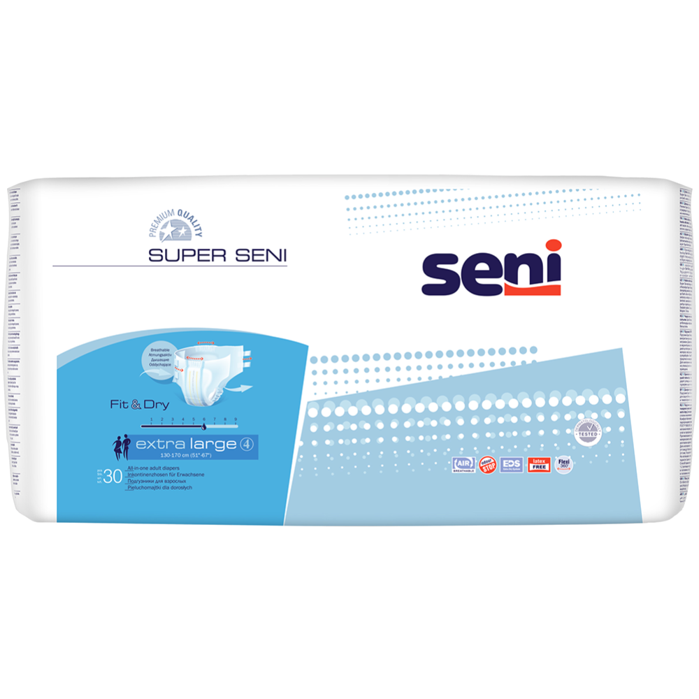 Подгузники для взрослых Super Seni Extra Large, 30 шт - фото 1 - id-p201778938