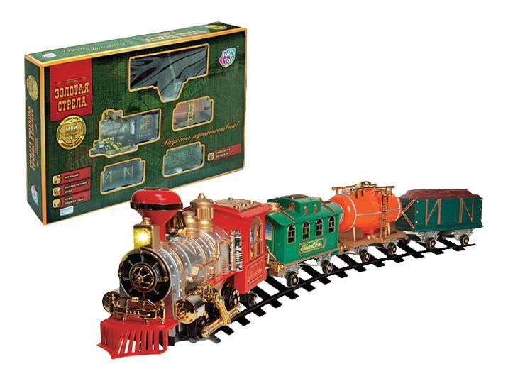 Железная дорога, игрушка поезд "Золотая стрела" арт.0622 - фото 4 - id-p27238895