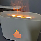 Аромадиффузор - ночник с эффектом пламени Flame Humidifier SL-168  Черный Матовый/Цветное пламя, фото 3