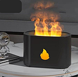 Аромадиффузор - ночник с эффектом пламени Flame Humidifier SL-168  Черный Матовый/Цветное пламя, фото 10