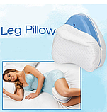 Анатомическая пенная подушка для ног и коленей с эффектом памяти Conour Leg Pillow / ортопедическая подушка, фото 4